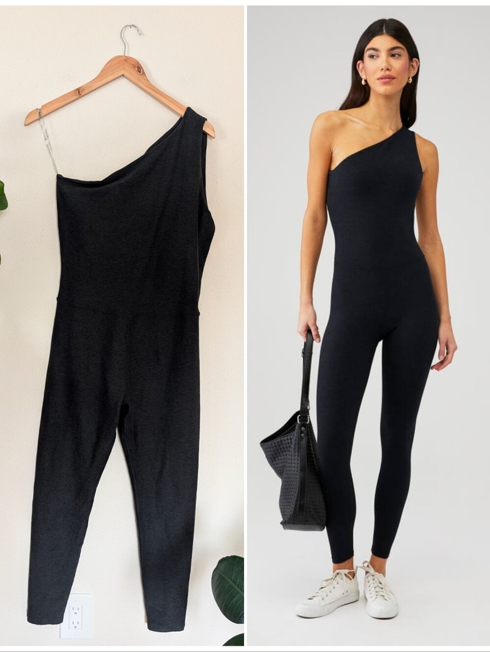 Beyond Yoga | Space Dye Upswing One Shoulder Jumpsuit